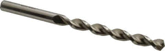 Accupro - 8mm 130° Cobalt Jobber Drill - Bright Finish, Right Hand Cut, Parabolic Flute, Straight Shank, 4-39/64" OAL, Split Point - Apex Tool & Supply