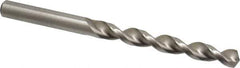 Accupro - Letter Q 130° Cobalt Jobber Drill - Bright Finish, Right Hand Cut, Parabolic Flute, Straight Shank, 4-19/32" OAL, Split Point - Apex Tool & Supply