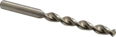 Accupro - 13/32" 130° Cobalt Jobber Drill - Bright Finish, Right Hand Cut, Parabolic Flute, Straight Shank, 5-1/4" OAL, Split Point - Apex Tool & Supply