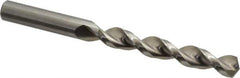 Accupro - 33/64" 130° Cobalt Jobber Drill - Bright Finish, Right Hand Cut, Parabolic Flute, Straight Shank, 5-15/16" OAL, Split Point - Apex Tool & Supply