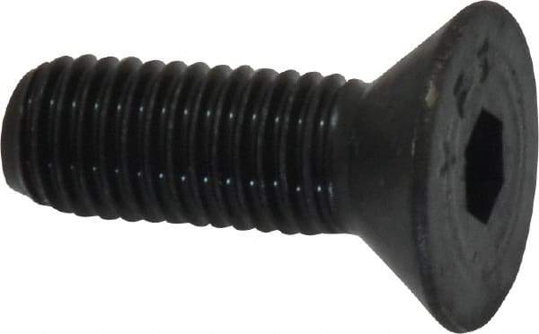 Value Collection - 1/4-28 UNF Hex Socket Drive, 82° Flat Screw - Alloy Steel, Black Oxide Finish, Fully Threaded, 3/4" OAL - Apex Tool & Supply