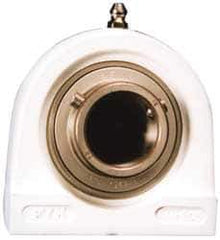 Value Collection - 1-7/16" ID, 42.9mm OAL x 3-1/4" OAH Pillow Block Tap Base - 3,462 Lb Static Cap, 5,777 Lb Dyn Cap, 3-1/4" Btw Mnt Hole Ctrs, Stainless Steel - Apex Tool & Supply