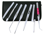 7 Piece Tweezer Set - Apex Tool & Supply