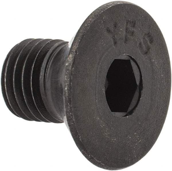 Value Collection - 5/16-24 UNF Hex Socket Drive, 82° Flat Screw - Alloy Steel, Black Oxide Finish, Fully Threaded, 1/2" OAL - Apex Tool & Supply