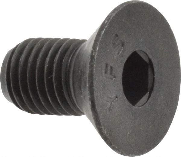 Value Collection - 5/16-24 UNF Hex Socket Drive, 82° Flat Screw - Alloy Steel, Black Oxide Finish, Fully Threaded, 5/8" OAL - Apex Tool & Supply