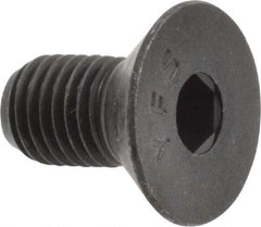 Value Collection - 5/16-24 UNF Hex Socket Drive, 82° Flat Screw - Alloy Steel, Black Oxide Finish, Fully Threaded, 5/8" OAL - Apex Tool & Supply