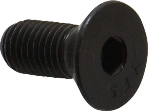 Value Collection - 5/16-24 UNF Hex Socket Drive, 82° Flat Screw - Alloy Steel, Black Oxide Finish, Fully Threaded, 3/4" OAL - Apex Tool & Supply