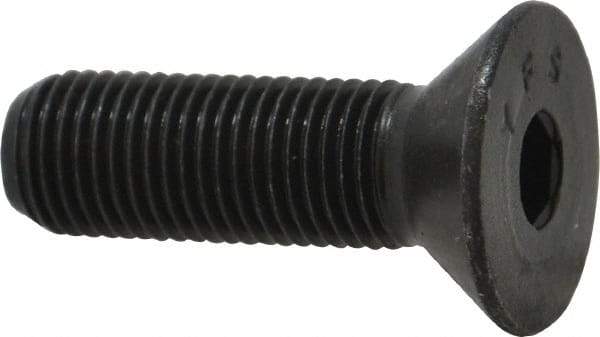 Value Collection - 3/8-24 UNF Hex Socket Drive, 82° Flat Screw - Alloy Steel, Black Oxide Finish, Fully Threaded, 1-1/4" OAL - Apex Tool & Supply