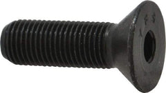 Value Collection - 3/8-24 UNF Hex Socket Drive, 82° Flat Screw - Alloy Steel, Black Oxide Finish, Fully Threaded, 1-1/4" OAL - Apex Tool & Supply