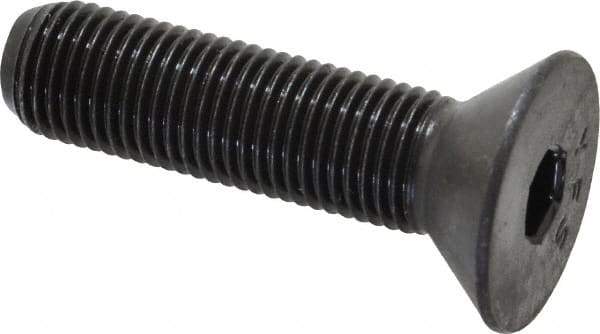 Value Collection - 3/8-24 UNF Hex Socket Drive, 82° Flat Screw - Alloy Steel, Black Oxide Finish, Fully Threaded, 1-1/2" OAL - Apex Tool & Supply