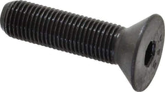 Value Collection - 3/8-24 UNF Hex Socket Drive, 82° Flat Screw - Alloy Steel, Black Oxide Finish, Fully Threaded, 1-1/2" OAL - Apex Tool & Supply