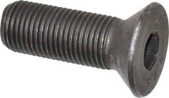 Value Collection - 1/2-20 UNF Hex Socket Drive, 82° Flat Screw - Alloy Steel, Black Oxide Finish, Fully Threaded, 1-1/2" OAL - Apex Tool & Supply