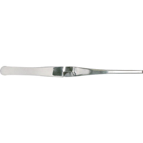 7″ Self Closing Weighted Solder w/Serrated Belt End Tweezers - Apex Tool & Supply
