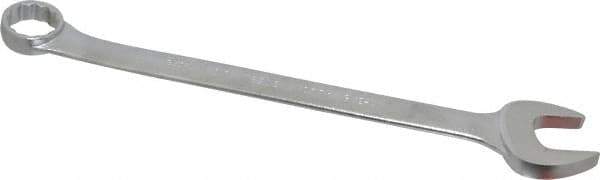 Blackhawk by Proto - 1-3/8" 12 Point Offset Combination Wrench - 15° Offset Angle, 18-1/2" OAL, Steel, Satin Finish - Apex Tool & Supply