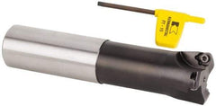 Kennametal - 1-1/2" Cut Diam, 0.06" Max Depth, 1-1/4" Shank Diam, Cylindrical Shank Indexable High-Feed Helical End Mill - Screw Holding Method, WP..06X4.. Insert, KF Toolholder, Through Coolant - Apex Tool & Supply