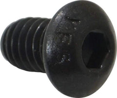 Value Collection - 5/16-18 UNC Hex Socket Drive, Button Screw - Alloy Steel, Black Oxide Finish, Fully Threaded, 1/2" Length Under Head - Apex Tool & Supply