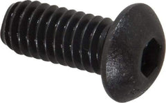 Value Collection - 5/16-18 UNC Hex Socket Drive, Button Screw - Alloy Steel, Black Oxide Finish, Fully Threaded, 3/4" Length Under Head - Apex Tool & Supply