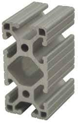 80/20 Inc. - 97 Inches Long x 3 Inches Wide x 1-1/2 Inches High, T Slotted Aluminum Extrusion - 1.7288 Square Inches, Clear Anodized Finish - Apex Tool & Supply