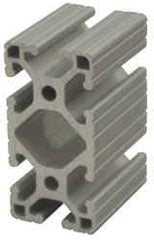 80/20 Inc. - 97 Inches Long x 3 Inches Wide x 1-1/2 Inches High, T Slotted Aluminum Extrusion - 1.7288 Square Inches, Clear Anodized Finish - Apex Tool & Supply