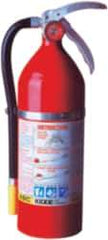 Kidde - 5 Lb, 3-A:40-B:C Rated, Dry Chemical Fire Extinguisher - 4-1/4" Diam x 15" High, 195 psi, 18' Discharge in 14 sec, Rechargeable, Steel Cylinder - Apex Tool & Supply