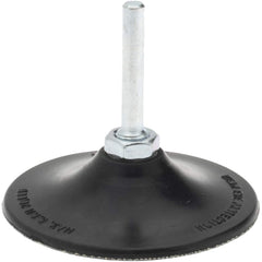 Merit Abrasives - 3" Diam Quick-Change Type P Disc Backing Pad - Apex Tool & Supply