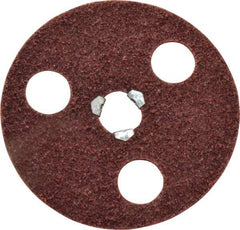 Norton - 4-1/2" Medium Grade Aluminum Oxide Deburring Disc - Quick Change Connection - Apex Tool & Supply