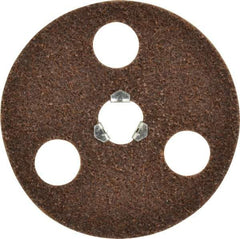 Norton - 4-1/2" Coarse Grade Aluminum Oxide Deburring Disc - Quick Change Connection - Apex Tool & Supply