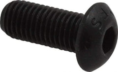 Value Collection - 5/16-24 UNF Hex Socket Drive, Button Screw - Alloy Steel, Black Oxide Finish, Fully Threaded, 3/4" Length Under Head - Apex Tool & Supply