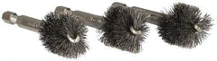 Ridgid - 3/4 Inch Inside Diameter, 13/16 Inch Actual Brush Diameter, Steel, Power Fitting and Cleaning Brush - Apex Tool & Supply