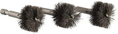 Ridgid - 1 Inch Inside Diameter, 1-3/16 Inch Actual Brush Diameter, Steel, Power Fitting and Cleaning Brush - Apex Tool & Supply