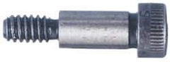 Made in USA - 1" Shoulder Diam x 4" Shoulder Length, 3/4-10 UNC, Hex Socket Shoulder Screw - 300, 18-8 Stainless Steel, Uncoated, 5/8" Head Height x 1-5/16" Head Diam - Apex Tool & Supply