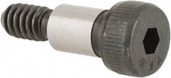 Value Collection - 1/4" Shoulder Diam x 3/8" Shoulder Length, #10-24 UNC, Hex Socket Shoulder Screw - 8 Alloy Steel, Uncoated, 0.357 to 3/8" Head Diam - Apex Tool & Supply
