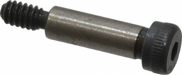 Value Collection - 1/4" Shoulder Diam x 3/4" Shoulder Length, #10-24 UNC, Hex Socket Shoulder Screw - 8 Alloy Steel, Uncoated, 0.357 to 3/8" Head Diam - Apex Tool & Supply