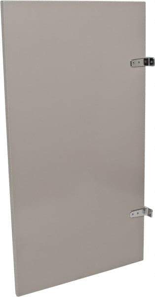Bradley - Washroom Partition Steel Urinal Panel - 23 Inch Wide x 42 Inch High, ADA Compliant Stall Compatibility, Warm Gray - Apex Tool & Supply