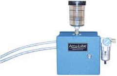 Accu-Lube - 1 Outlet, 10 Ounce Tank Capacity, Micro Lubricant System - 12' Coolant Line Length - Apex Tool & Supply