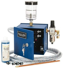 Accu-Lube - 2 Outlet, 10 Ounce Tank Capacity, Micro Lubricant System - 12' Coolant Line Length - Apex Tool & Supply
