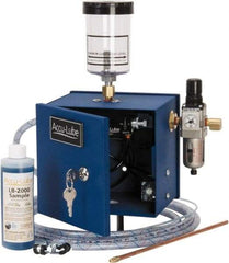 Accu-Lube - 1 Outlet, 10 Ounce Tank Capacity, Micro Lubricant System - 12' Coolant Line Length - Apex Tool & Supply