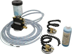 Accu-Lube - 2 Outlet, 10 Ounce Tank Capacity, Micro Lubricant System - 12' Coolant Line Length - Apex Tool & Supply