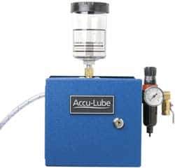 Accu-Lube - 1 Outlet, 10 Ounce Tank Capacity, Micro Lubricant System - 12' Coolant Line Length - Apex Tool & Supply