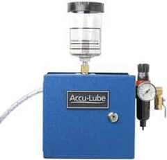 Accu-Lube - 1 Outlet, 10 Ounce Tank Capacity, Micro Lubricant System - 12' Coolant Line Length - Apex Tool & Supply