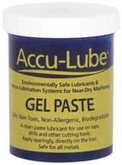 Accu-Lube - Accu-Lube, 8 oz Jar Cutting Fluid - Natural Ingredients, For Drilling, Reaming, Tapping - Apex Tool & Supply