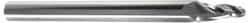 Onsrud - 1/8" Cutting Diam x 1" Length of Cut, 2 Flute, Upcut Spiral Router Bit - Uncoated, Right Hand Cut, Solid Carbide, 3" OAL x 1/4" Shank Diam, Ball End Taper - Apex Tool & Supply