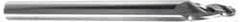 Onsrud - 1/8" Cutting Diam x 1" Length of Cut, 2 Flute, Upcut Spiral Router Bit - Uncoated, Right Hand Cut, Solid Carbide, 3" OAL x 1/4" Shank Diam, Ball End Taper - Apex Tool & Supply