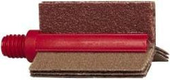Superior Abrasives - 60 Grit, Coated, Aluminum Oxide Bore Polisher - 1/4" Shank Length, Medium Grade, 22,000 RPM, Polishes Bores with 3/4 to 1" Diam - Apex Tool & Supply