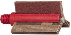 Superior Abrasives - 120 Grit, Coated, Aluminum Oxide Bore Polisher - 1/4" Shank Length, Fine Grade, 25,000 RPM, Polishes Bores with 3/4 to 1" Diam - Apex Tool & Supply