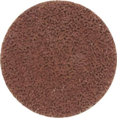 Made in USA - 1-1/2" Disc Diam, 600 Grit, Aluminum Oxide Quick Change Disc - Type S Attaching System, Coated, Brown, Super Fine Grade - Apex Tool & Supply