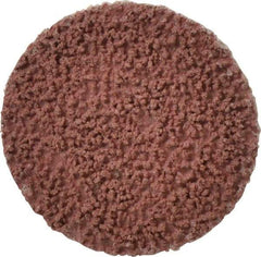 Made in USA - 2" Disc Diam, 80 Grit, Aluminum Oxide Quick Change Disc - Type S Attaching System, Coated, Brown, Medium Grade - Apex Tool & Supply