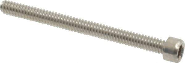 Value Collection - #2-56 UNC Hex Socket Drive, Socket Cap Screw - Grade 18-8 Stainless Steel, 1" Length Under Head - Apex Tool & Supply