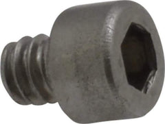 Value Collection - #4-40 UNC Hex Socket Drive, Socket Cap Screw - Grade 18-8 Stainless Steel, 1/8" Length Under Head - Apex Tool & Supply