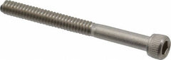 Value Collection - #4-40 UNC Hex Socket Drive, Socket Cap Screw - Grade 18-8 Stainless Steel, 1-1/4" Length Under Head - Apex Tool & Supply